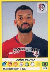 Sticker João Pedro - Calciatori 2018-2019 n. 80 - Panini
