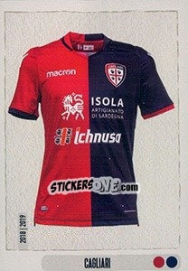 Sticker Maglia Cagliari - Calciatori 2018-2019 n. 85 - Panini
