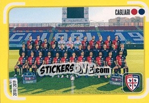 Figurina Squadra Cagliari - Calciatori 2018-2019 - Panini