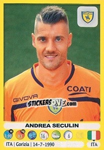 Sticker Andrea Seculin - Calciatori 2018-2019 - Panini