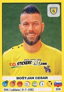 Sticker Boštjan Cesar - Calciatori 2018-2019 n. 91 - Panini