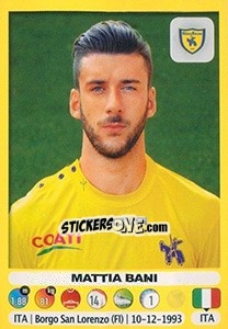 Sticker Mattia Bani - Calciatori 2018-2019 n. 92 - Panini