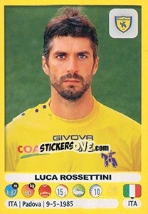 Figurina Luca Rossettini - Calciatori 2018-2019 - Panini