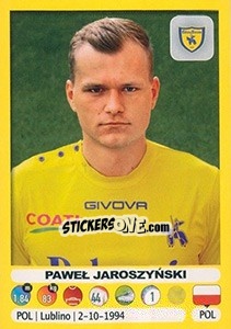 Figurina Paweł Jaroszyński - Calciatori 2018-2019 - Panini