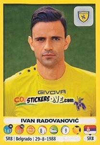 Figurina Ivan Radovanovic - Calciatori 2018-2019 - Panini