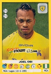 Sticker Joel Obi - Calciatori 2018-2019 n. 104 - Panini