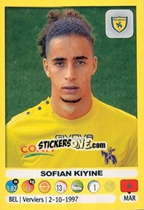 Sticker Sofian Kiyine - Calciatori 2018-2019 n. 107 - Panini