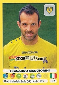 Cromo Riccardo Meggiorini - Calciatori 2018-2019 - Panini