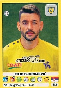 Figurina Filip Djordjevic - Calciatori 2018-2019 - Panini