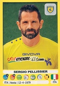 Sticker Sergio Pellissier - Calciatori 2018-2019 n. 112 - Panini