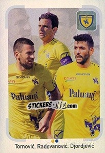 Sticker Tomovic / Radovanovic / Djordjevic - Calciatori 2018-2019 n. 113 - Panini