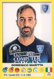 Figurina Domenico Maietta - Calciatori 2018-2019 - Panini