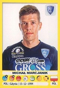 Cromo Michał Marcjanik - Calciatori 2018-2019 - Panini