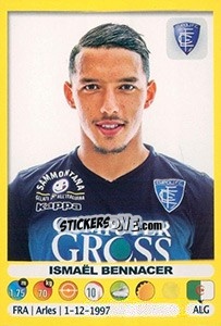Sticker Ismaël Bennacer - Calciatori 2018-2019 - Panini