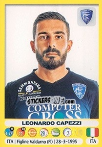 Figurina Leonardo Capezzi - Calciatori 2018-2019 - Panini