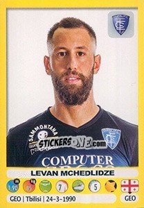 Sticker Levan Mchedlidze - Calciatori 2018-2019 n. 137 - Panini