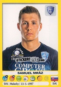 Sticker Samuel Mráz - Calciatori 2018-2019 - Panini