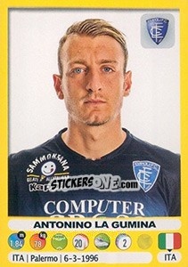Cromo Antonino La Gumina - Calciatori 2018-2019 - Panini
