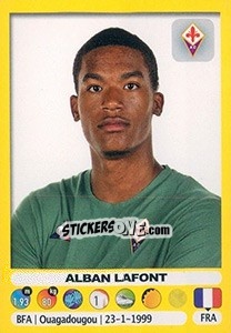 Figurina Alban Lafont - Calciatori 2018-2019 - Panini