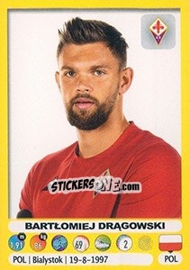 Figurina Bartłomiej Drągowski - Calciatori 2018-2019 - Panini