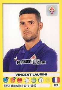 Sticker Vincent Laurini - Calciatori 2018-2019 n. 152 - Panini