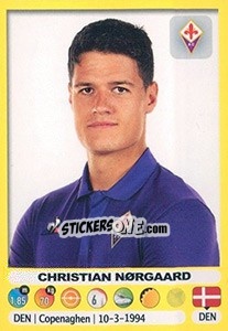 Sticker Christian Nørgaard - Calciatori 2018-2019 n. 156 - Panini