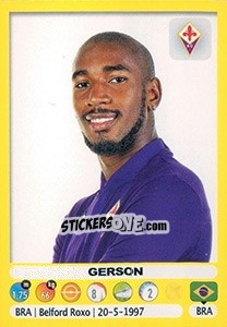Sticker Gerson - Calciatori 2018-2019 - Panini