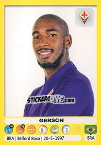 Cromo Gerson - Calciatori 2018-2019 - Panini