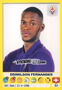 Sticker Edimilson Fernandes - Calciatori 2018-2019 n. 161 - Panini
