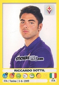 Cromo Riccardo Sottil - Calciatori 2018-2019 - Panini