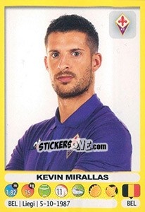 Sticker Kevin Mirallas - Calciatori 2018-2019 - Panini