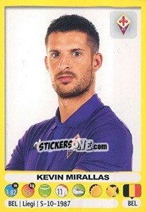Sticker Kevin Mirallas - Calciatori 2018-2019 n. 164 - Panini