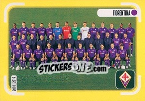 Figurina Squadra Fiorentina - Calciatori 2018-2019 - Panini