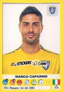 Figurina Marco Capuano - Calciatori 2018-2019 - Panini