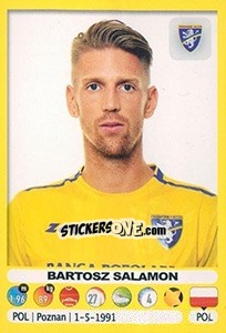 Cromo Bartosz Salamon - Calciatori 2018-2019 - Panini