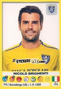 Sticker Nicolò Brighenti - Calciatori 2018-2019 n. 180 - Panini