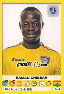 Sticker Raman Chibsah - Calciatori 2018-2019 n. 186 - Panini