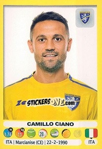 Sticker Camillo Ciano - Calciatori 2018-2019 n. 192 - Panini