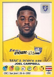Sticker Joel Campbell - Calciatori 2018-2019 n. 195 - Panini
