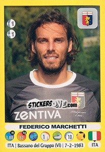 Sticker Federico Marchetti - Calciatori 2018-2019 n. 201 - Panini