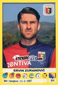 Sticker Ervin Zukanovic - Calciatori 2018-2019 n. 205 - Panini