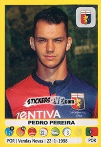 Cromo Pedro Pereira - Calciatori 2018-2019 - Panini