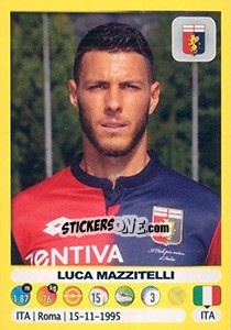 Figurina Luca Mazzitelli - Calciatori 2018-2019 - Panini