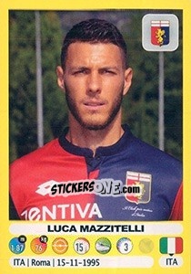 Cromo Luca Mazzitelli