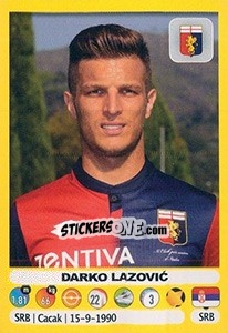 Sticker Darko Lazovic - Calciatori 2018-2019 n. 218 - Panini