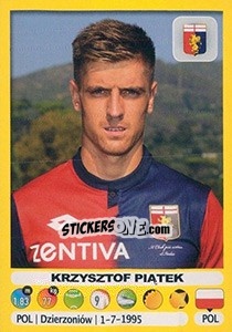 Sticker Krzysztof Piątek - Calciatori 2018-2019 n. 224 - Panini