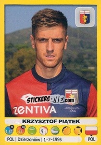 Cromo Krzysztof Piątek - Calciatori 2018-2019 - Panini