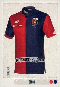 Sticker Maglia Genoa - Calciatori 2018-2019 - Panini