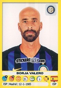 Sticker Borja Valero - Calciatori 2018-2019 - Panini