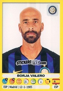 Sticker Borja Valero - Calciatori 2018-2019 n. 241 - Panini